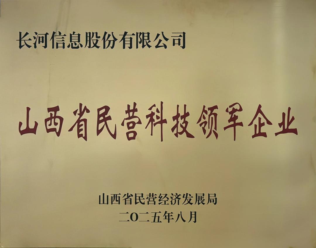 2025年度民營科技領(lǐng)軍企業(yè)